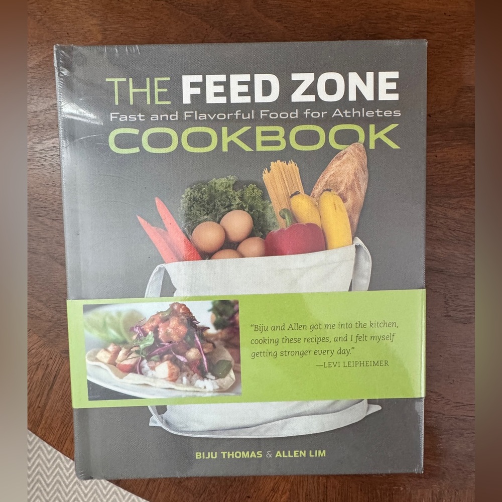 The Feed Zone Cookbook - NEW in shrink wrap. Flavorful Food for Athletes